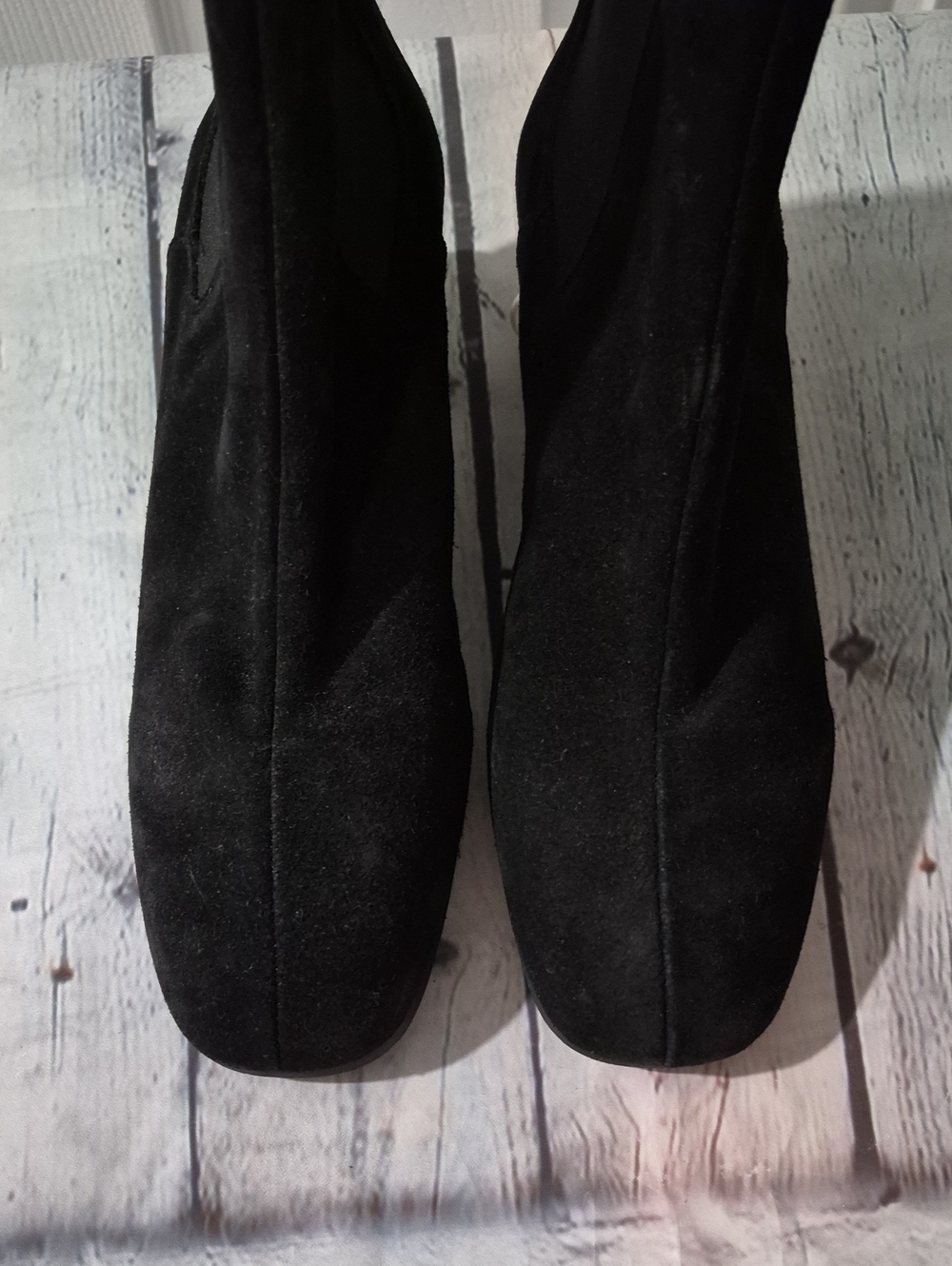 New Pinko Made In Spain Black Suede Pearl-Embellished Ankle Boot Size 9M - Picture 5 of 8